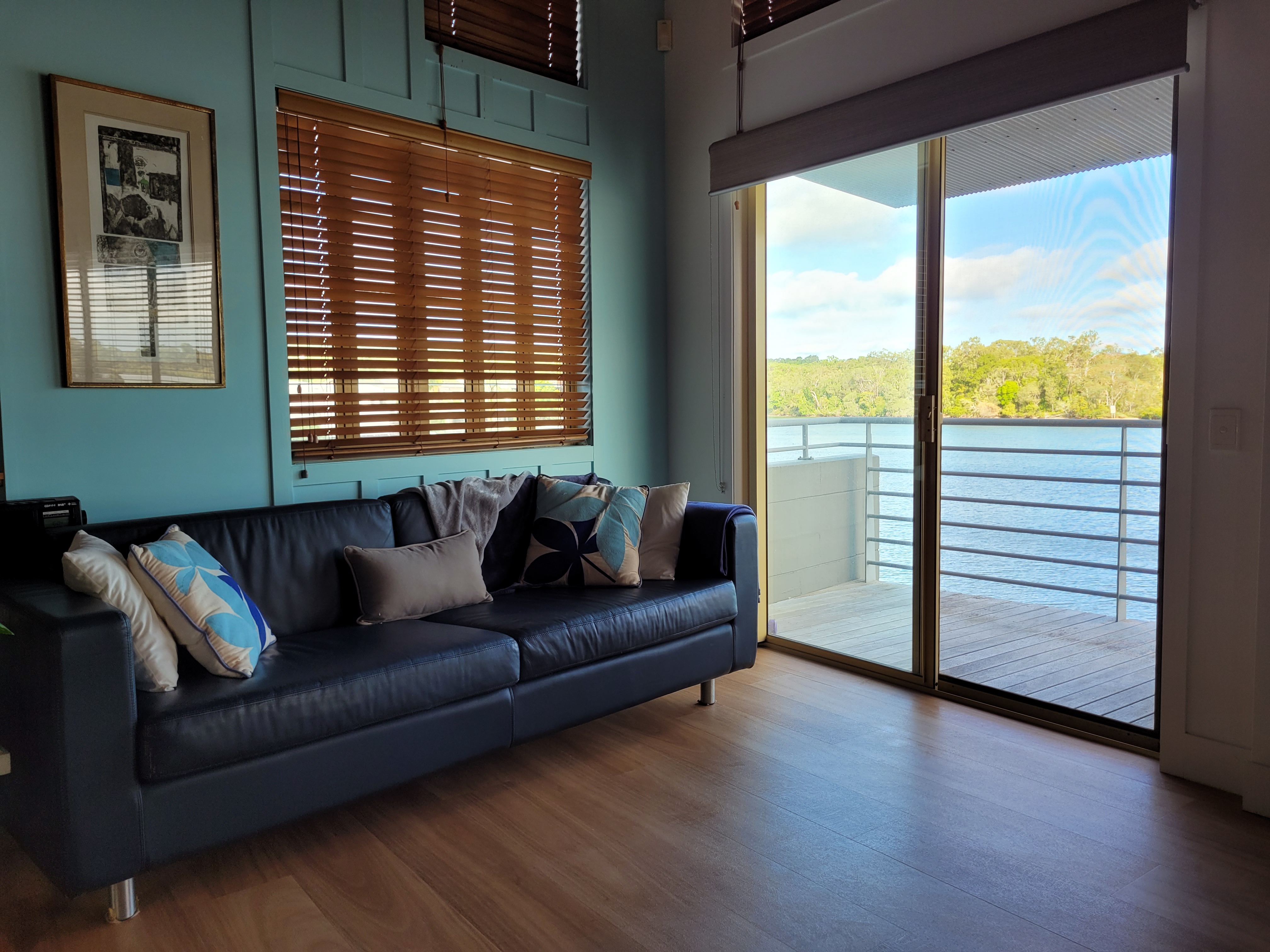 Contemporary living room colour scheme in Noosa
