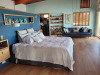 Contemporary master bedroom colour scheme in Noosa